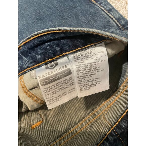 LEVI'S 505 MENS JEANS SIZE 36x32 Blue Straight Regular Fit Medium Wash - Picture 9 of 12